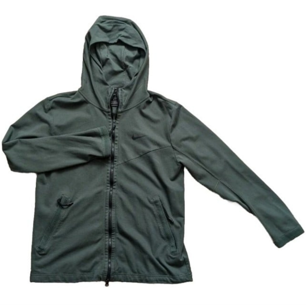 Nike Men's Sportswear Tech Pack Hooded Full-Zip Jacket Green BV4489-370 Size M